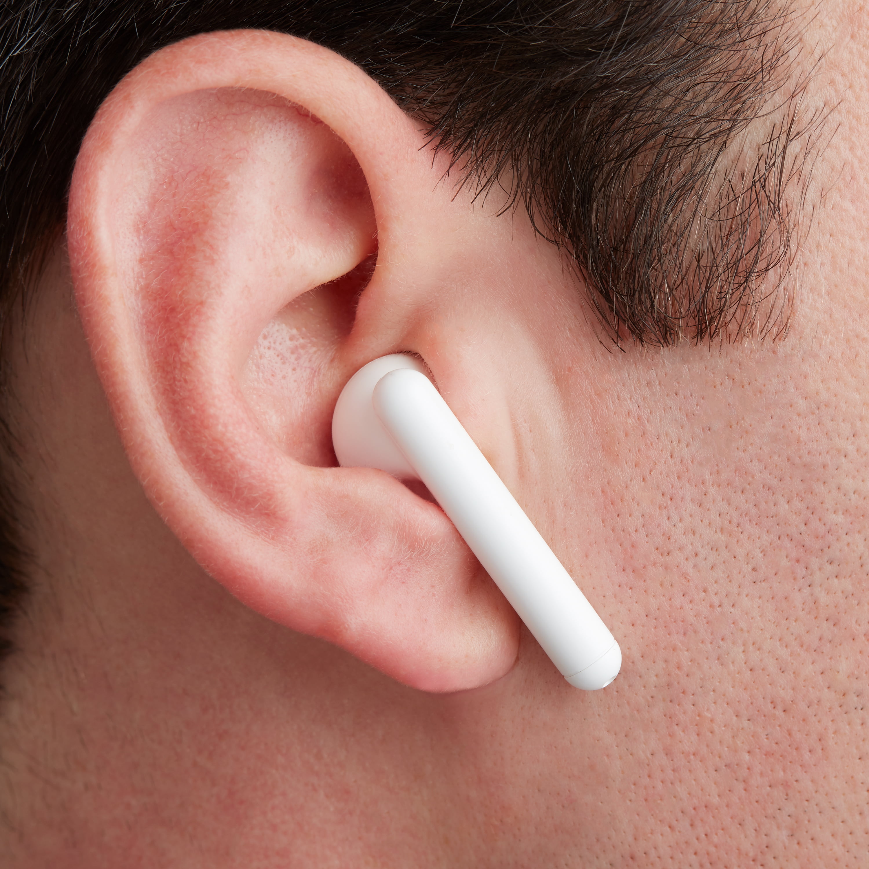 onn. True Wireless Earbuds, White