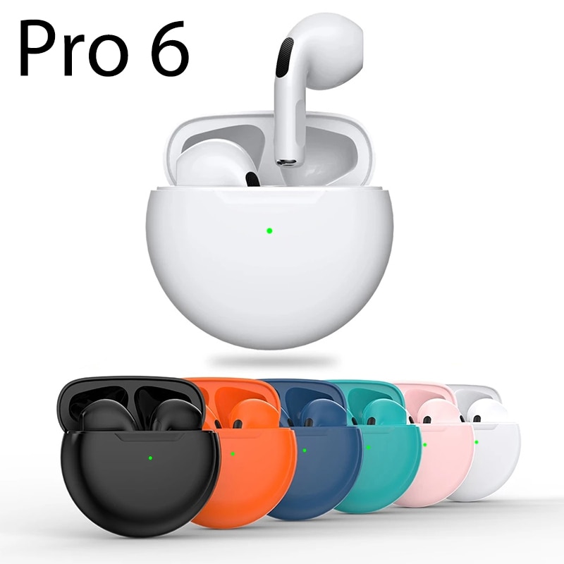 Pro 6 Wireless Earbuds with Mic