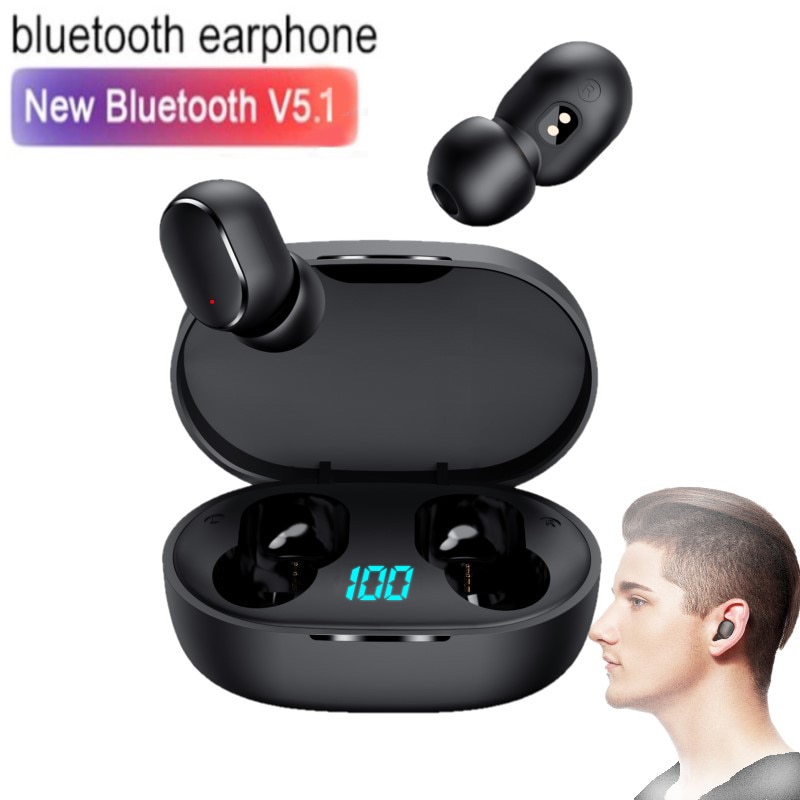 TWS E6S Bluetooth Earbuds: Sport Headset With Mic