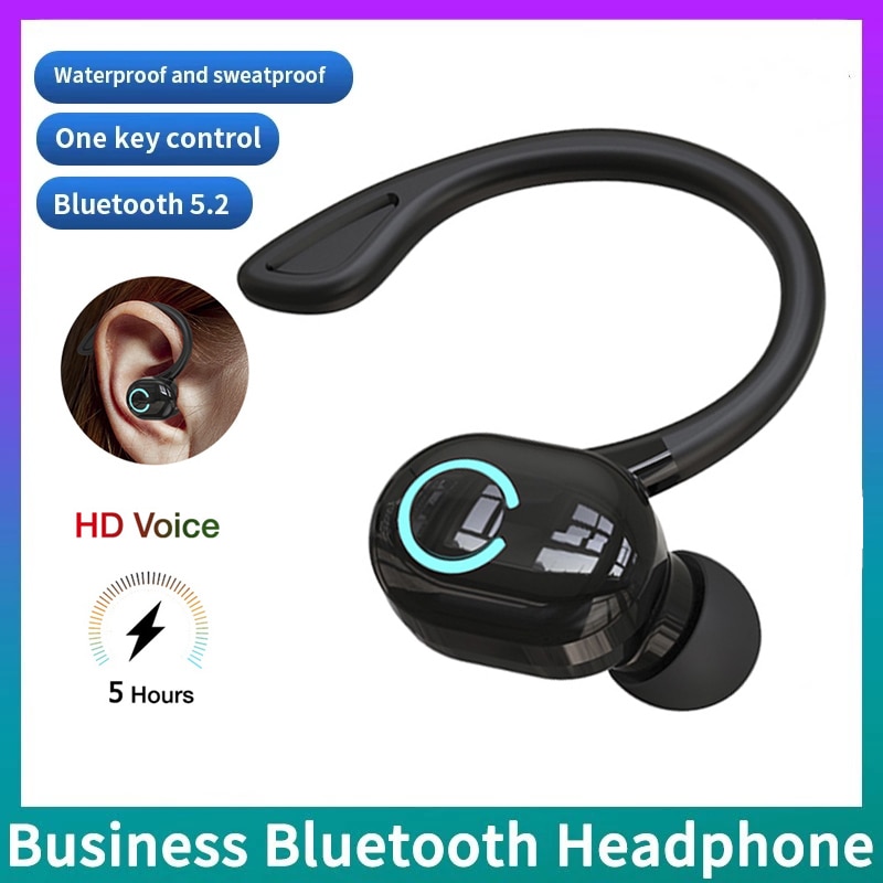 Waterproof Bluetooth Earbuds with Mic and TWS Technology
