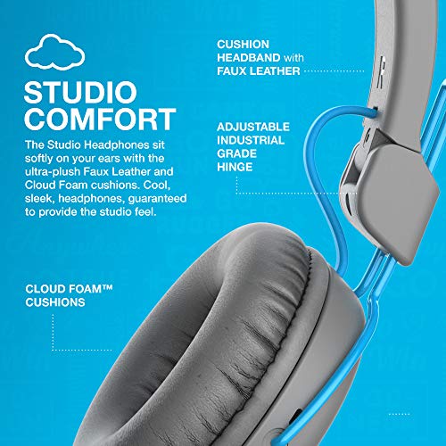 JLab Studio Wired On-Ear Headphones - Black