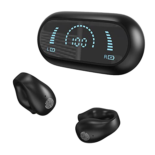 Wireless Clip-On Earbuds with 30-Hour Battery Life