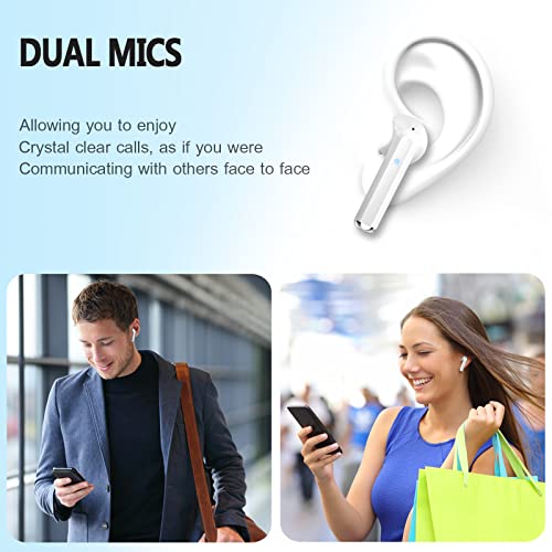 2022 Bluetooth Wireless Earbuds - White