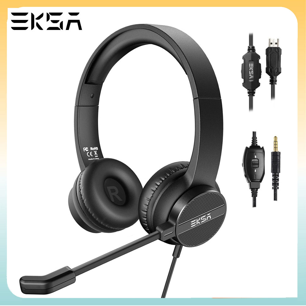 EKSA H12E Computer Headphones with ENC