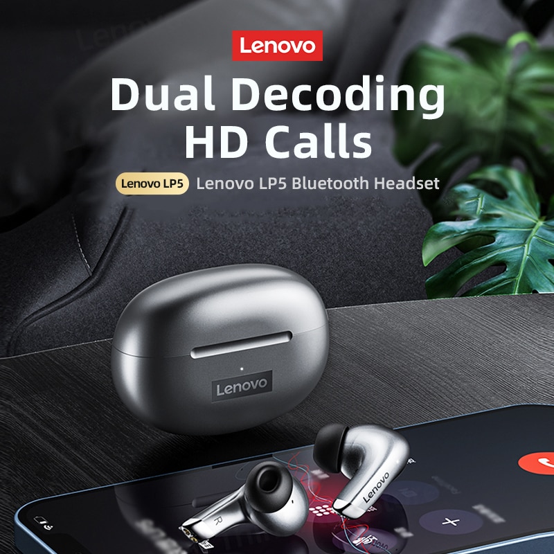 Lenovo LP5 Wireless Bluetooth Earbuds 2022