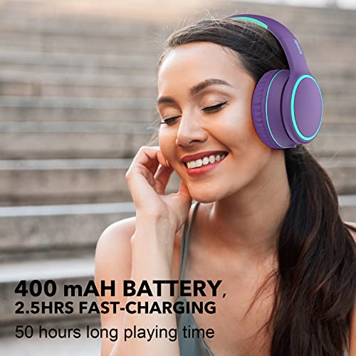 RORSOU B10 Bluetooth Headphones with 40H Playtime