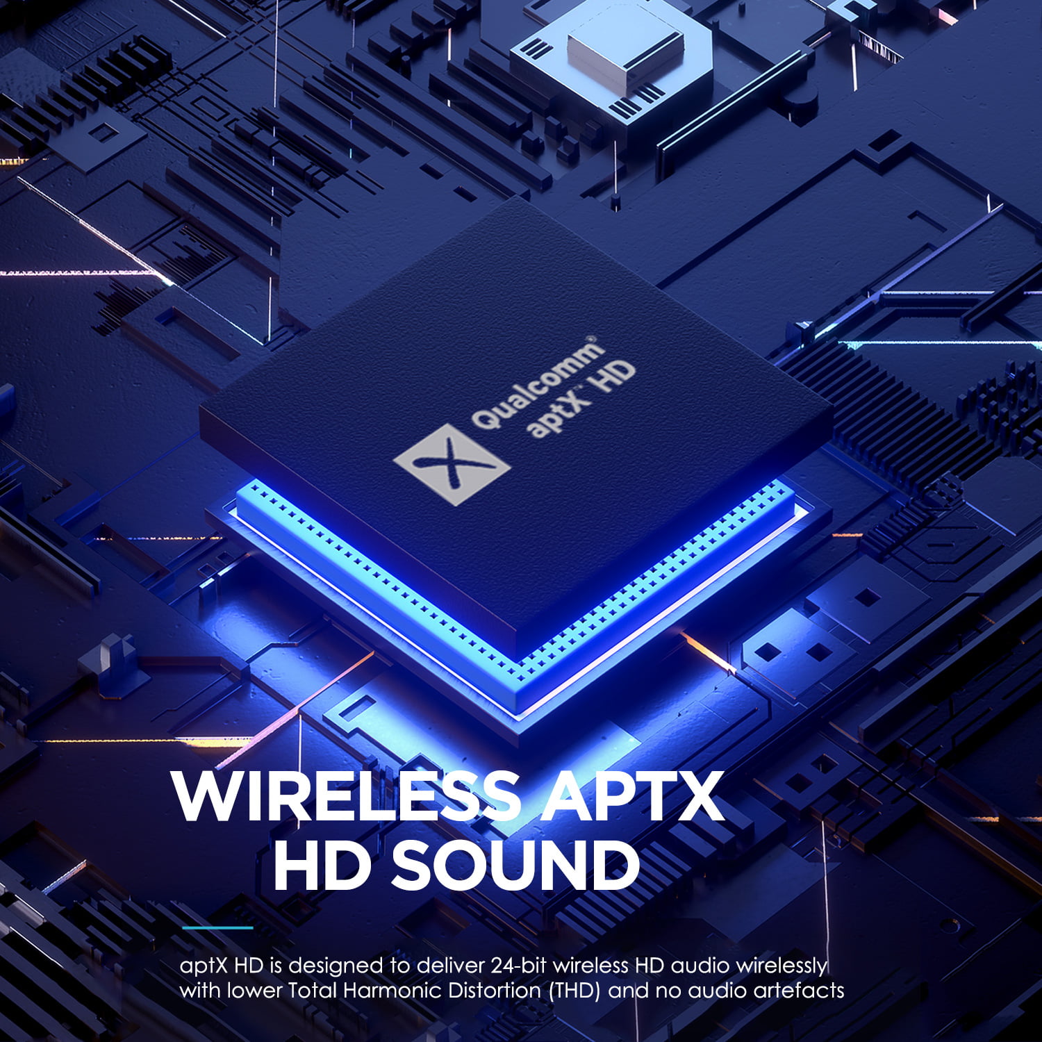 Mixcder E9 Wireless Noise Cancelling Headphones - Black
