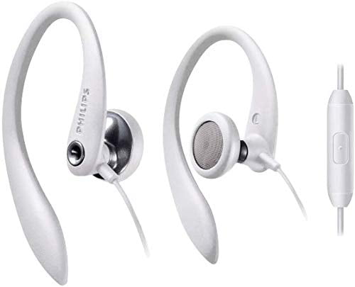 Philips Sport Earbuds with Mic - White