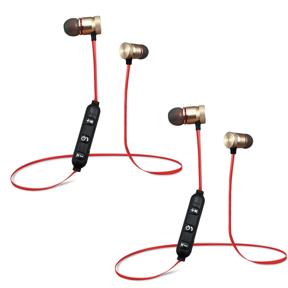 Acuvar Bluetooth Sports In-Ear Headphones, Red, ECCO-BKJQ13GQ