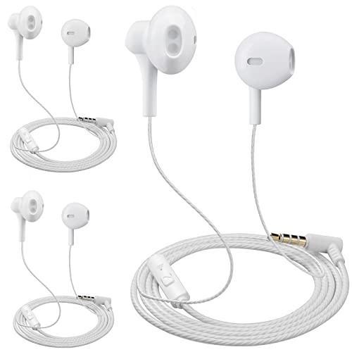 Empsun 3-Pack Wired Earbuds with Microphone