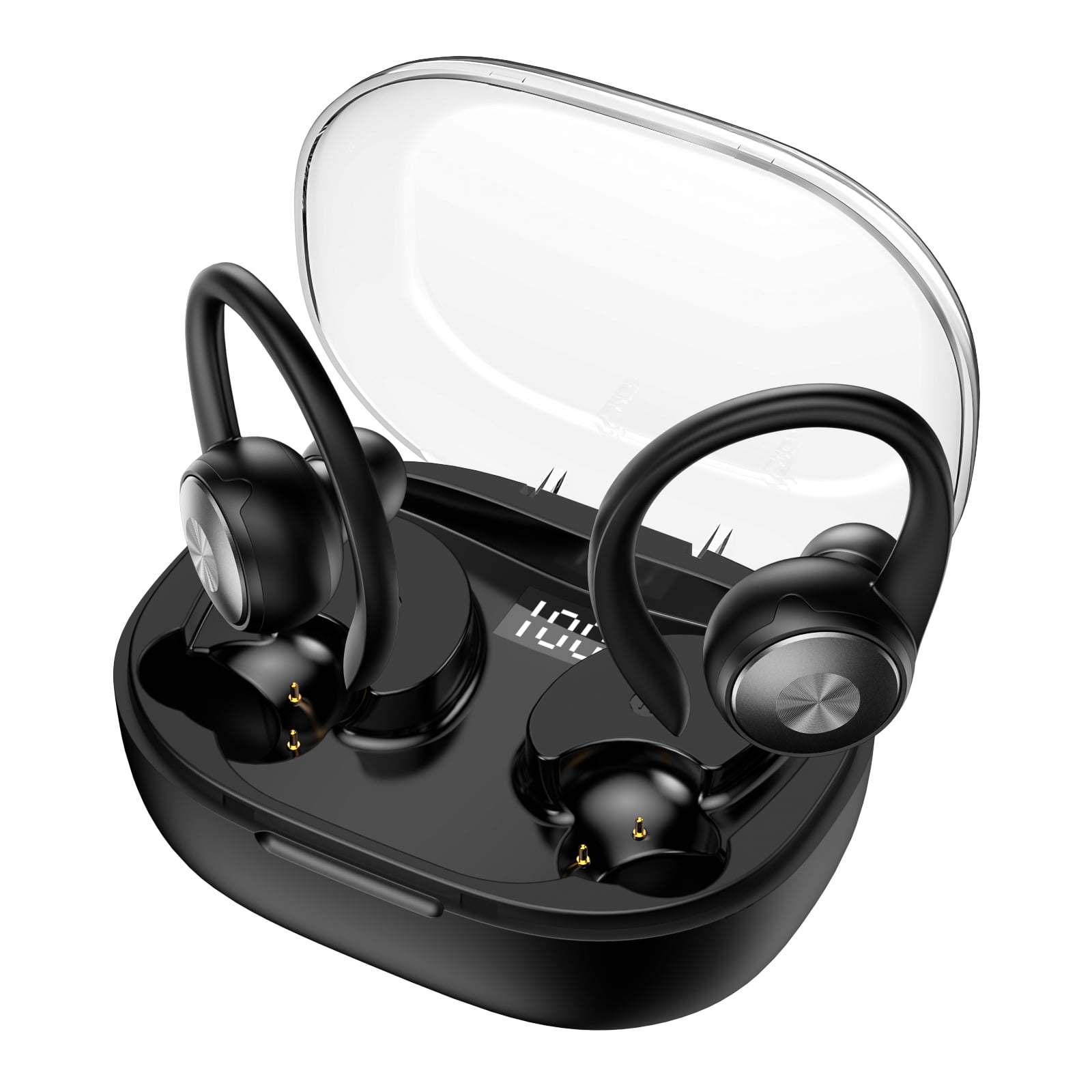 Wireless Sports Earbuds with Deep Bass & Mic