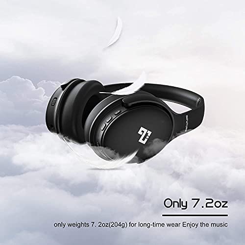 Bluetooth Noise Cancelling Headphones for Travel and Office