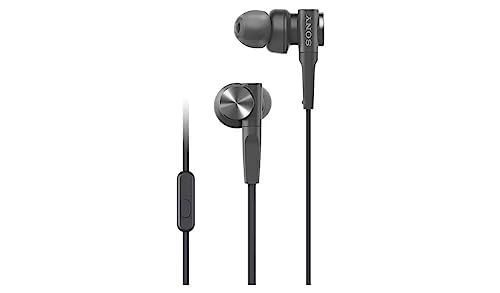 Sony Wired Extra Bass Earbud Headphones/Headset with Mic