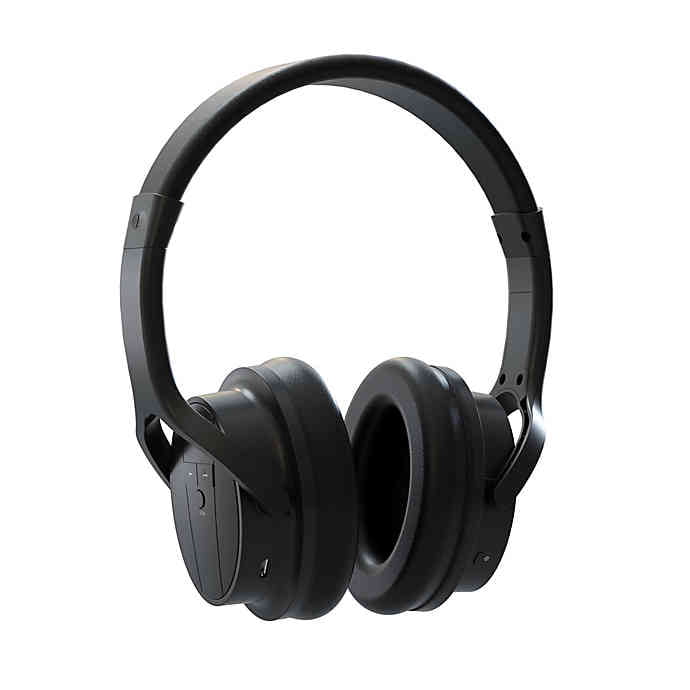 Bluetooth Noise-Canceling On/Over-Ear Headphones - Black