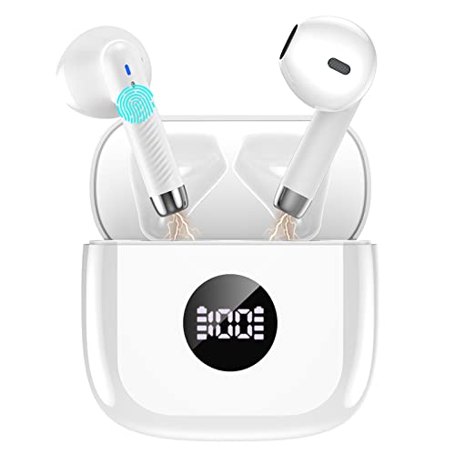 Bluetooth Earbuds - HiFi Stereo, 40H Playtime, Waterproof