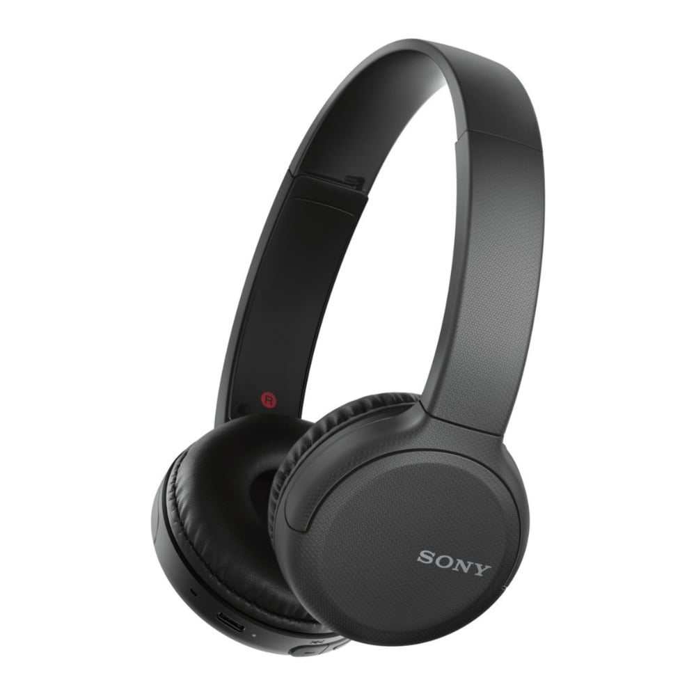 Sony WH-CH510 Wireless On-Ear Headphones with Mic- Black