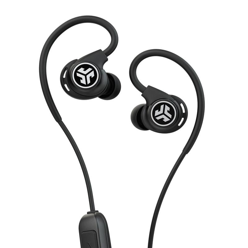 JLab Fit Sport 3 Bluetooth Earbuds, Black