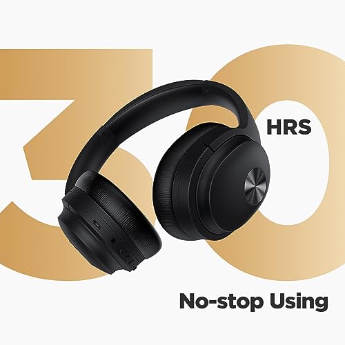 Bluetooth noise cancelling over-ear headphones with clear calls