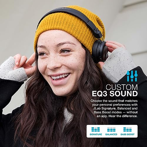 JLab Studio Wireless On-Ear Headphones with EQ3 Sound