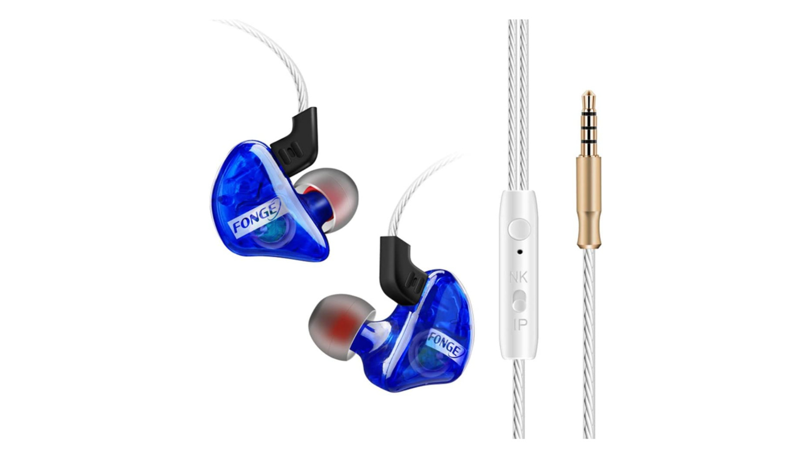 Fonge T01 Stereo In-Ear Headphones with Mic