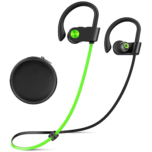 VRIFOZ Wireless Sports Earbuds - GreenBlack