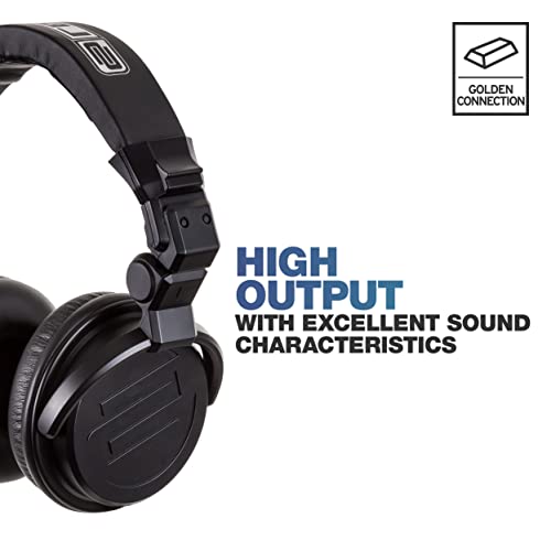 Reloop RH-2500 DJ headphones - sleek black vibe