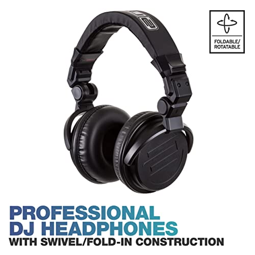 Reloop RH-2500 DJ headphones - sleek black vibe