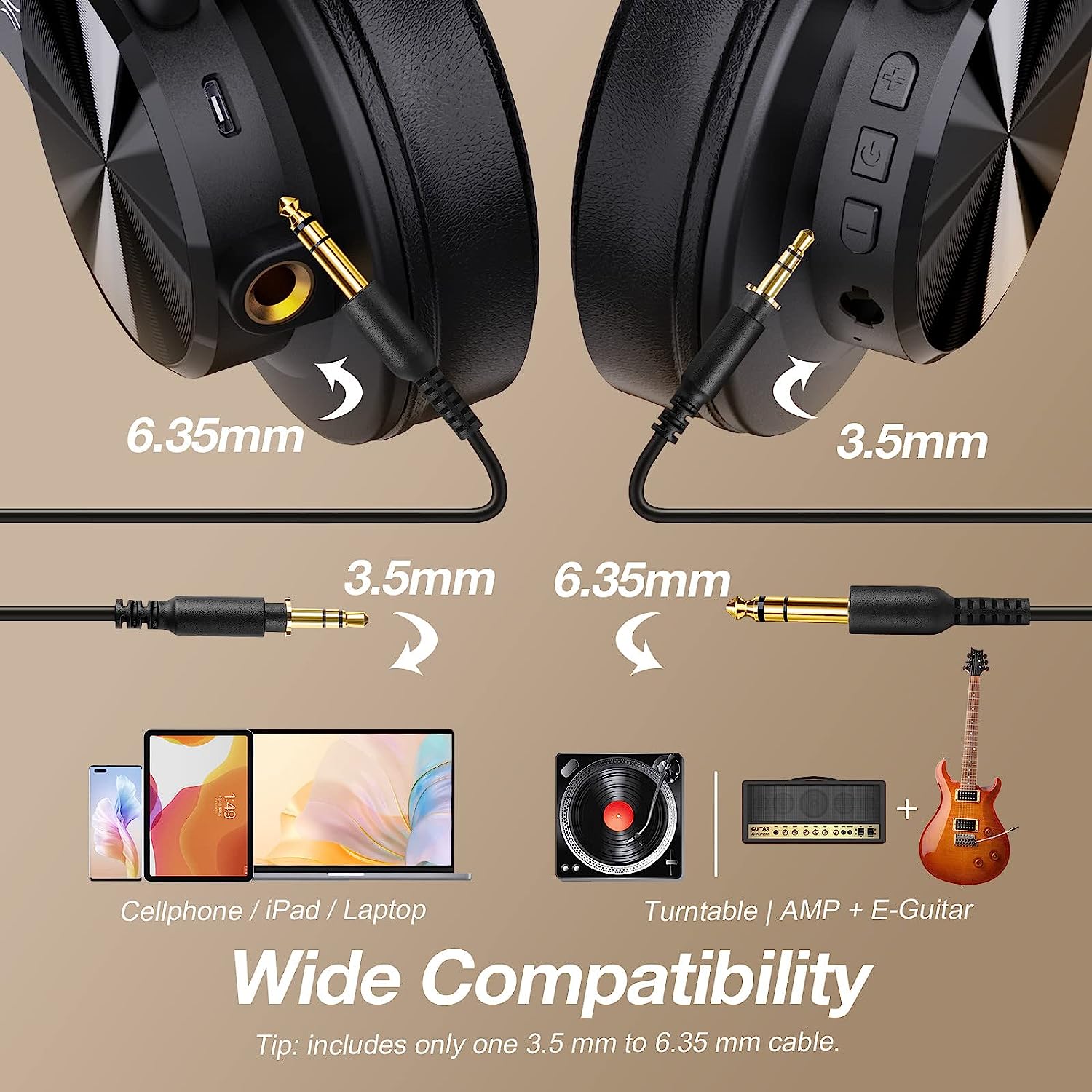 Oneodio Fusion A70 Hi-Res Bluetooth Headphones