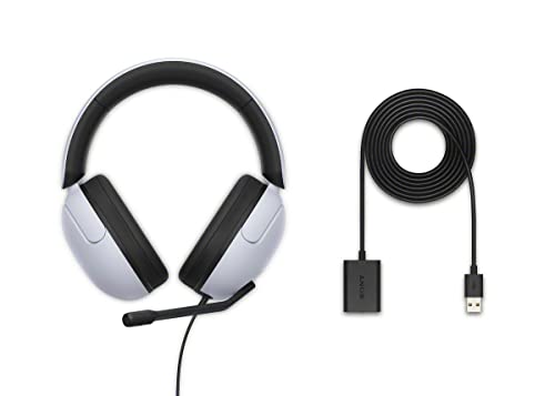 Sony-INZONE H3 Wired Gaming Headset, Over-ear Headphones with 360 Spatial Sound, MDR-G300