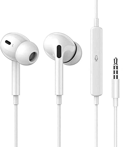 Wired Earbuds with Microphone and Strong Bass