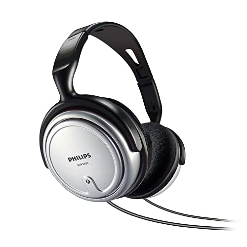 Philips SHP2500/10 Hi-Fi TV Headphones (Silver/Black)