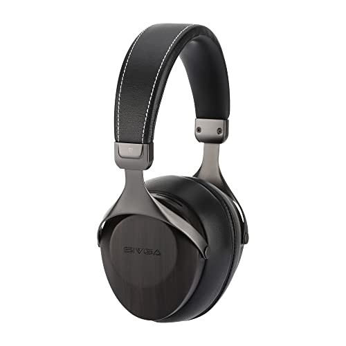 Zebrano Wooden Closed-Back Over-Ear Headphones