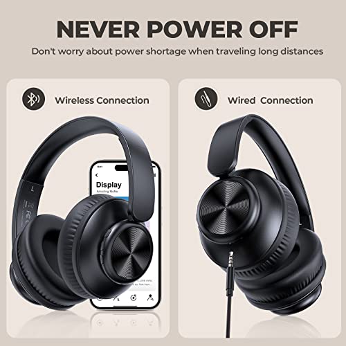 V8 Wireless Bluetooth Headphones with 80 Hours Playtime