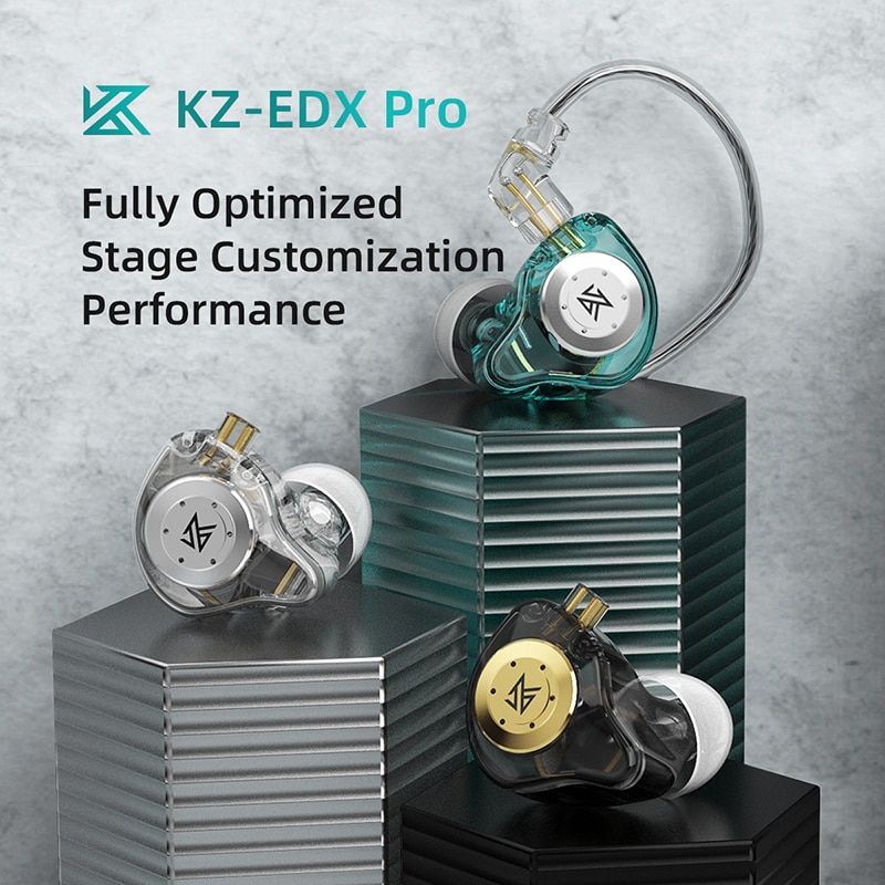 KZ EDX Pro Earbuds - HIFI Sport Headphones