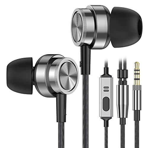 High-Quality In-Ear Earphones with Microphone & Bass