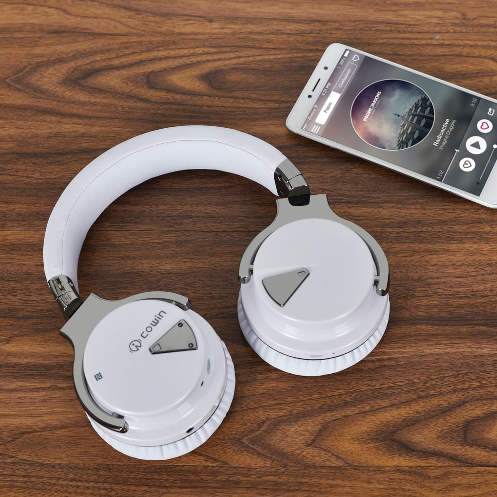 Wireless Noise Cancelling Headphones with Mic & Bass