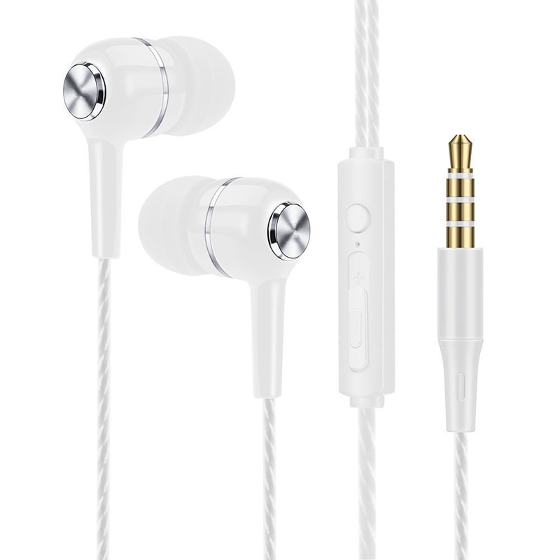 Sport Wired Earbuds with Bass and Mic
