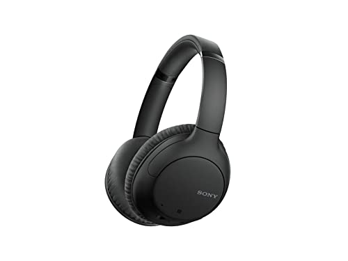 Sony Bluetooth Noise Cancelling Headphones with Mic, Black