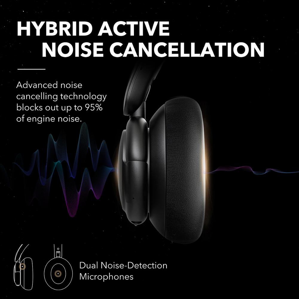 Wireless Noise-Cancelling Headphones with Hi-Res Sound