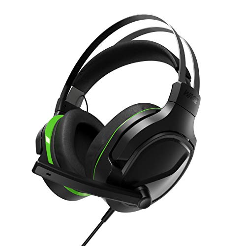 Black/Green Wired Gaming Headset - Wage Pro Universal