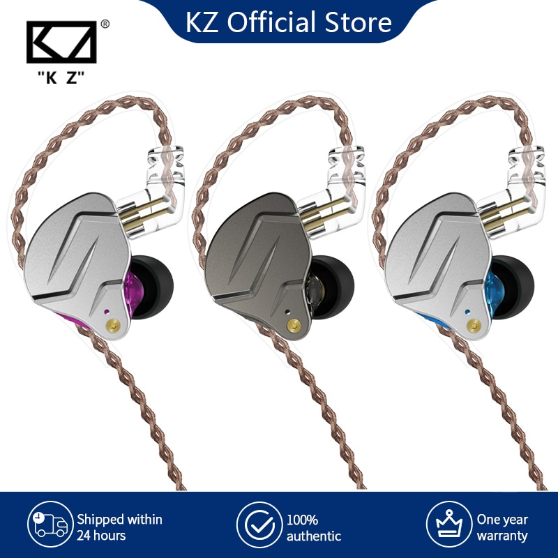 KZ ZSN Pro Hybrid Earphones with HIFI Bass