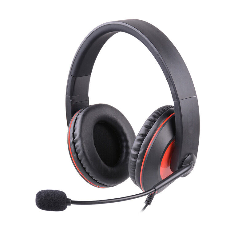 LED Gaming Headset with Microphone for Consoles and PC