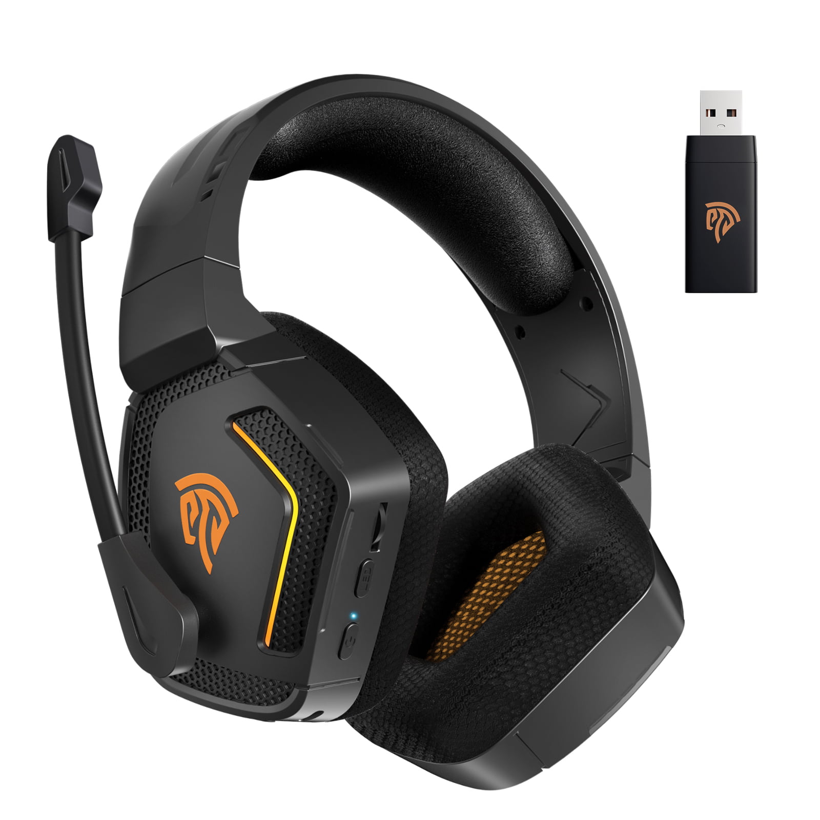 Noise-Cancelling Wireless Gaming Headset for Multi-Device Compatibility