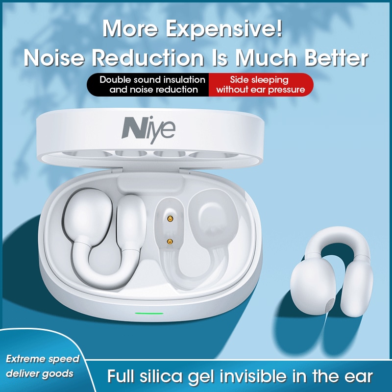 2022 Bone Conduction Bluetooth Ear Clip Headphones