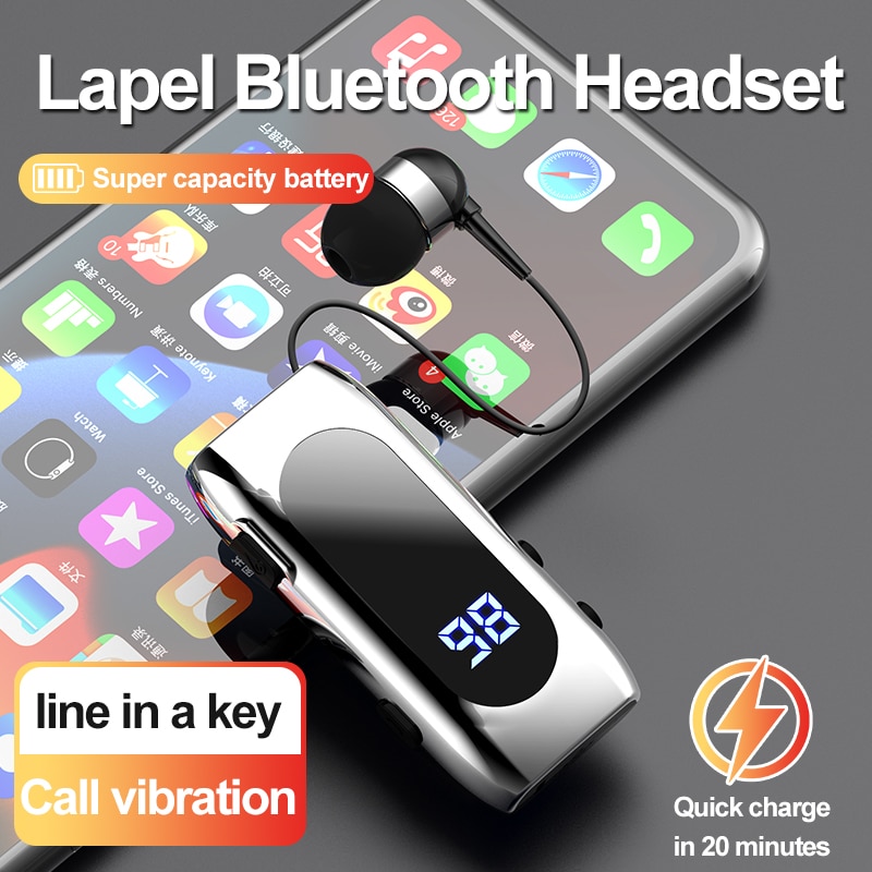 K55 Bluetooth Earphones with Call Vibration