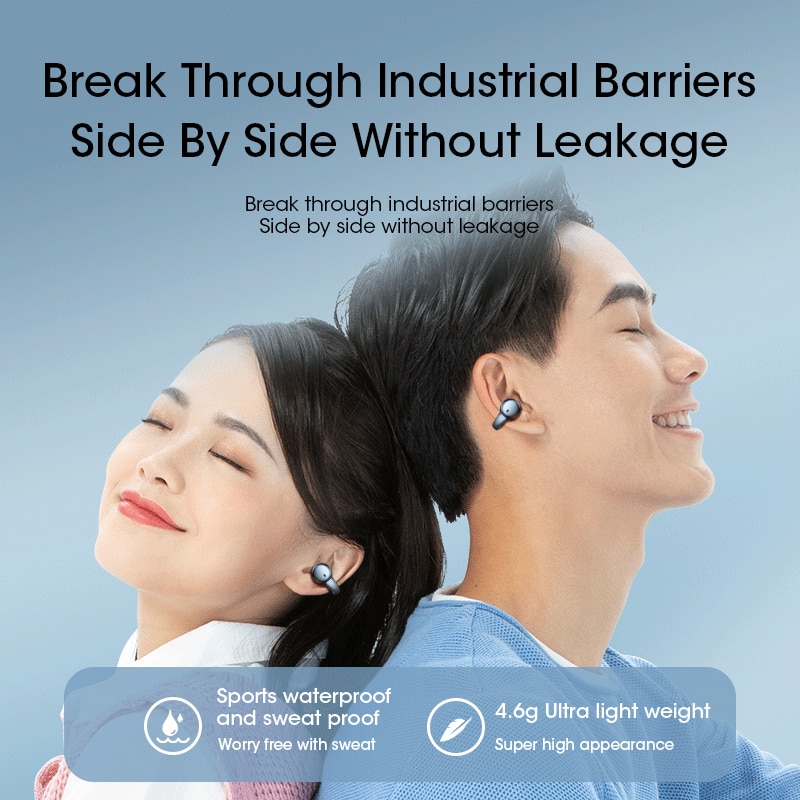 2022 Bone Conduction Bluetooth Ear Clip Headphones