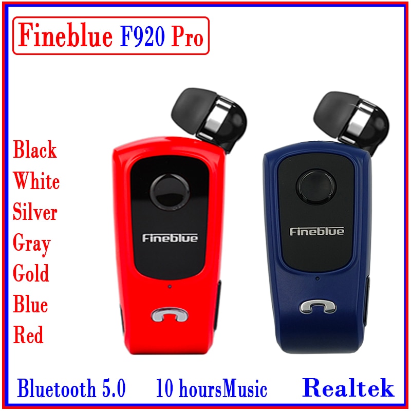Fineblue F920 Pro Bluetooth Earphones with Clip-on