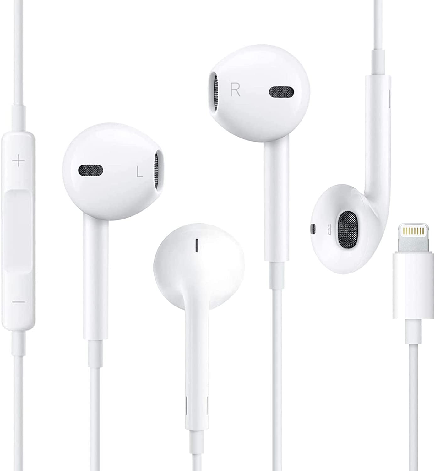 Lightning Earphones with Mic & Remote for iPhone