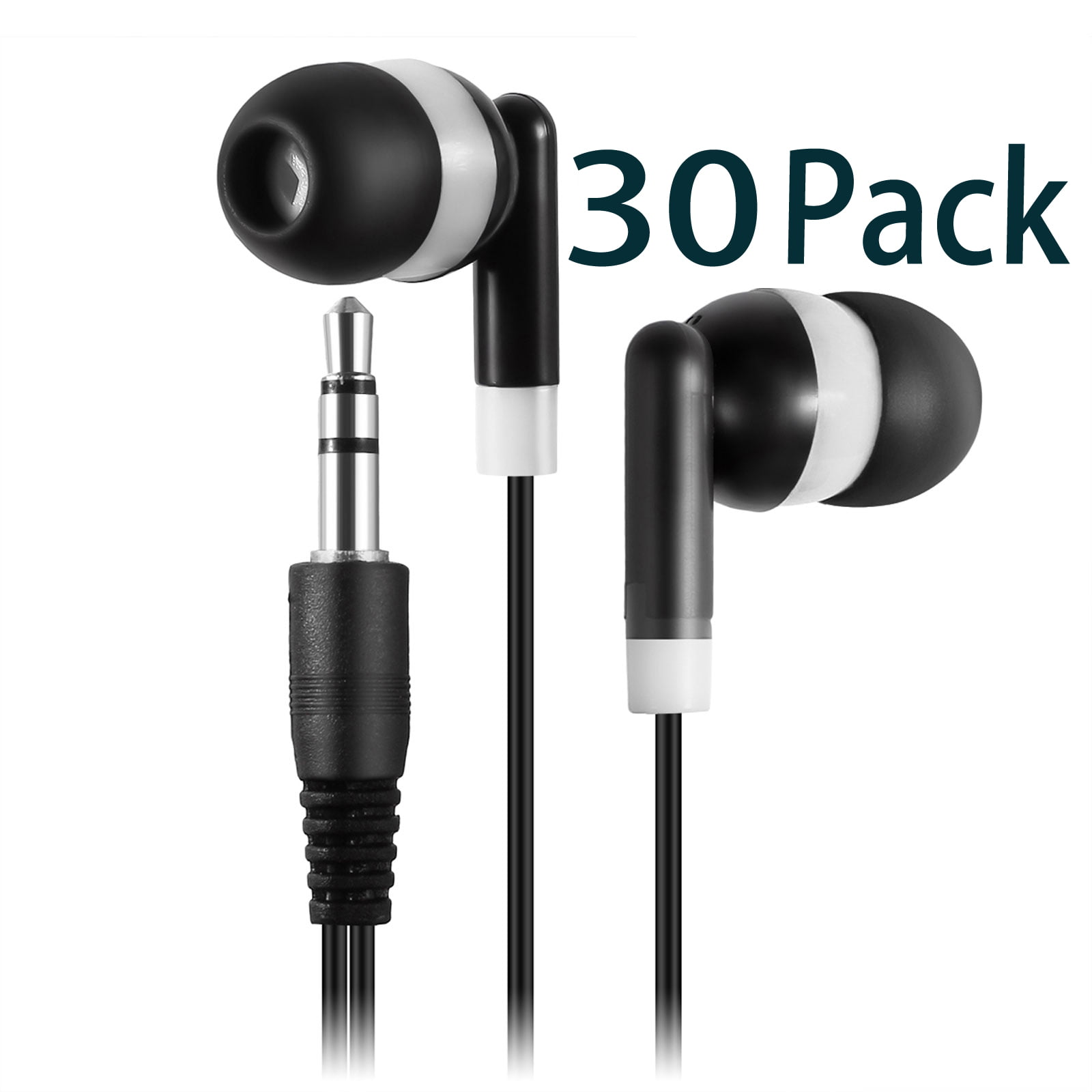 Keewonda In-Ear Headphones - 30 Pack