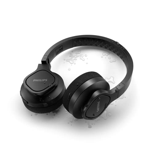 Philips On-Ear Wireless Sports Headphones - Black